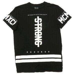 Xios‎ T-Shirt Mens Large Black Short Sleeve Graphic